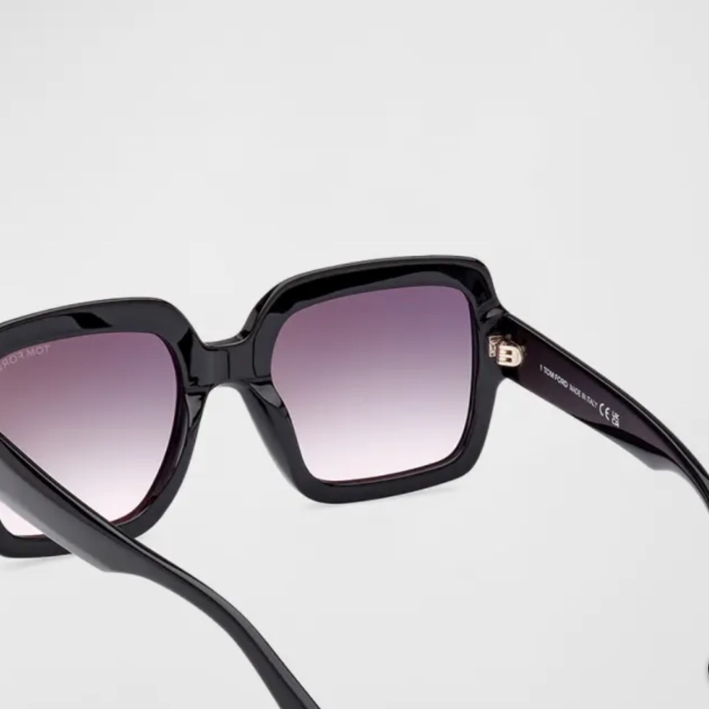 TOM FORD Kaya Beveled Acetate Square Sunglasses $490 - Picture 2 of 7